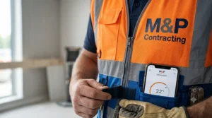 Practical storage pockets featured on the high-vis cooling vest.